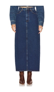 Evianna Denim Maxi Skirt