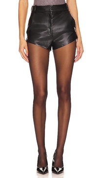 X Revolve Kelso Faux Leather Shorts