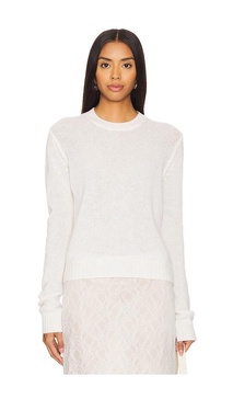 Cashmere Easy Crew Neck Sweater