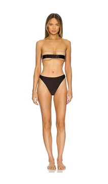 x REVOLVE Tulle Bandeau Bikini Set