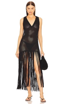 Fringe Maxi Dress