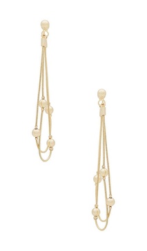 BOUCLES D'OREILLES BUBBLE SNAKE CHAIN