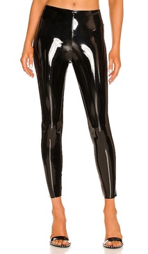 Petite Faux Patent Leather Legging