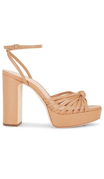 SANDALIA DE PLATAFORMA LEATHER KNOT