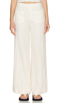 The Linen Marine Wide Leg