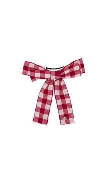 Gingham Antoinette Bow Barrette