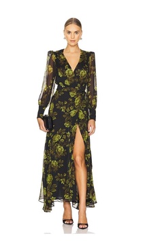 Lucianna Maxi Wrap Dress