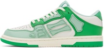 Green & Off-White Skel-Top Sneakers