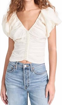 tameka top in off white