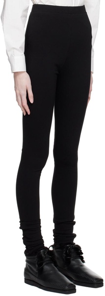 Black Zip Leggings