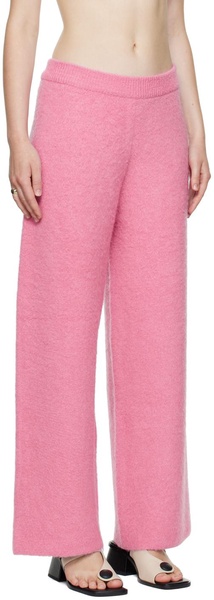 Pink Brushed Trousers