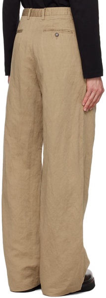 Beige Damon Trousers