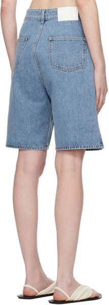 Blue Isu Denim Shorts