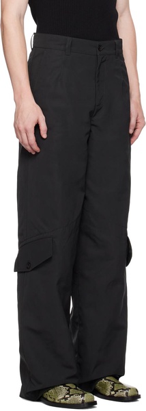 Black Loose Cargo Pants