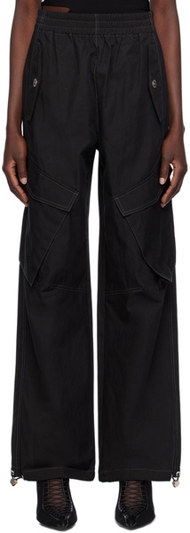 Black Snap Trousers