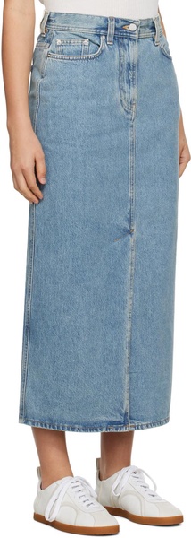 Blue Rona Denim Maxi Skirt