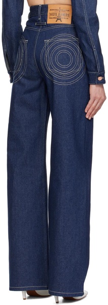 Indigo Straight-Leg Jeans