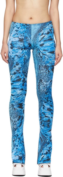 Blue Snake Leggings