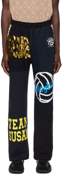 Black Regenerated T-Shirt Sweatpants