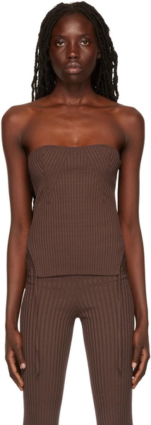 Brown Rib Camisole