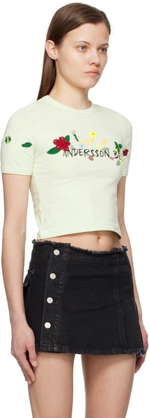 Green Dasha Flower Garden T-Shirt