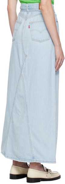 Blue Iconic Maxi Skirt