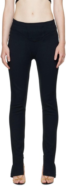 Black Double Arch Corset Trousers