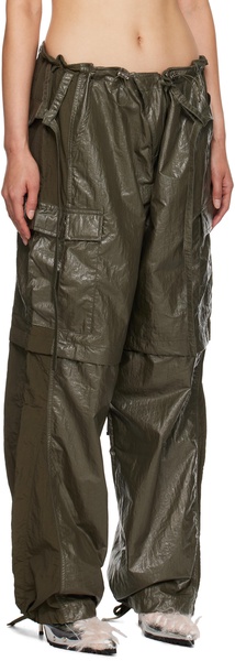 Khaki Ottolinger Edition Adjustable Parachute Cargo Pants