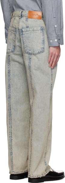 Blue Line Panel Jeans