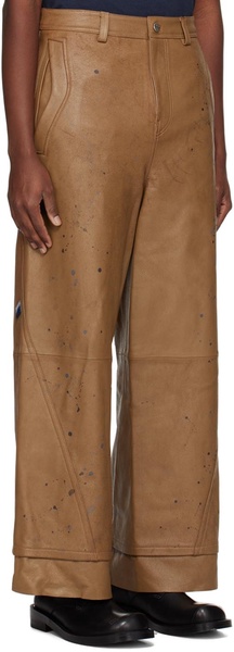 Brown Nord Leather Pants