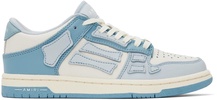 Blue & Off-White Skel-Top Sneakers