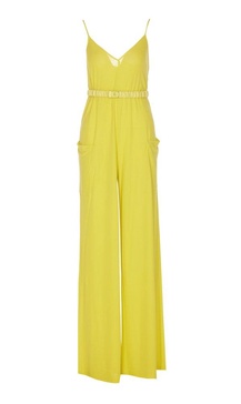 Elisabetta Franchi V-Neck Spaghetti-Strap Jumpsuit