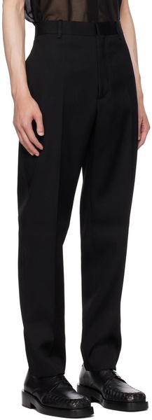 Black Slim-Fit Trousers