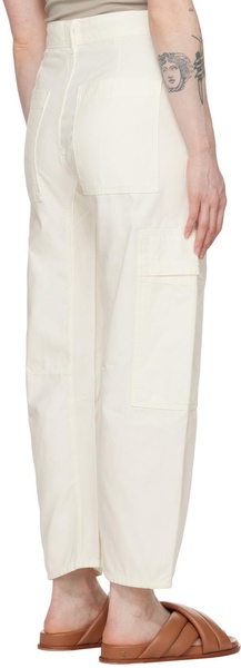 White Marcelle Cargo Pants