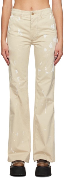 Beige Jane Trousers