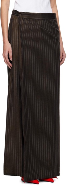 Brown 'The Suit Pant Skirt' Trousers