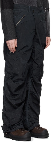 Black Xeno Multi Military Trousers