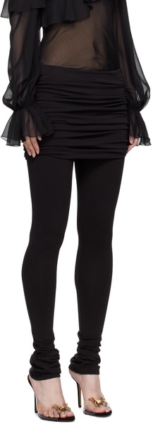 Black Layered Leggings