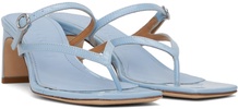 Blue Giselle Heeled Sandals