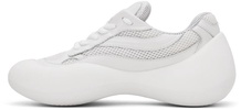 White Bumper Hike Low Top Sneakers