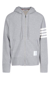 Thom Browne 4 Bar Zipped Hoodie