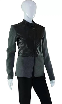 victoria jacket in dark grey