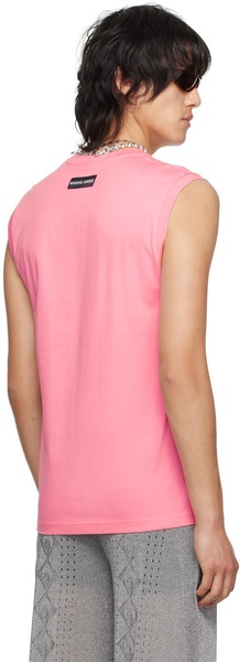 Pink Sleeveless T-Shirt