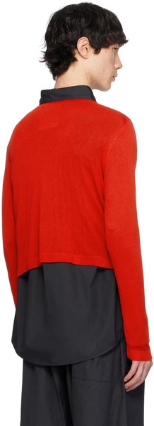 Red Crewneck Sweater