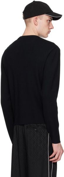 Black Core Knit Sweater