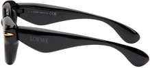 Black Inflated Round Sunglasses