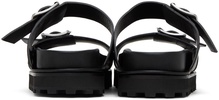 Black Pin-Buckle Slides