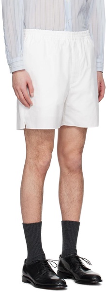 White Vent Shorts