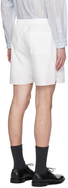 White Vent Shorts