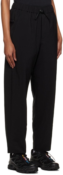 Black Poplin Trousers